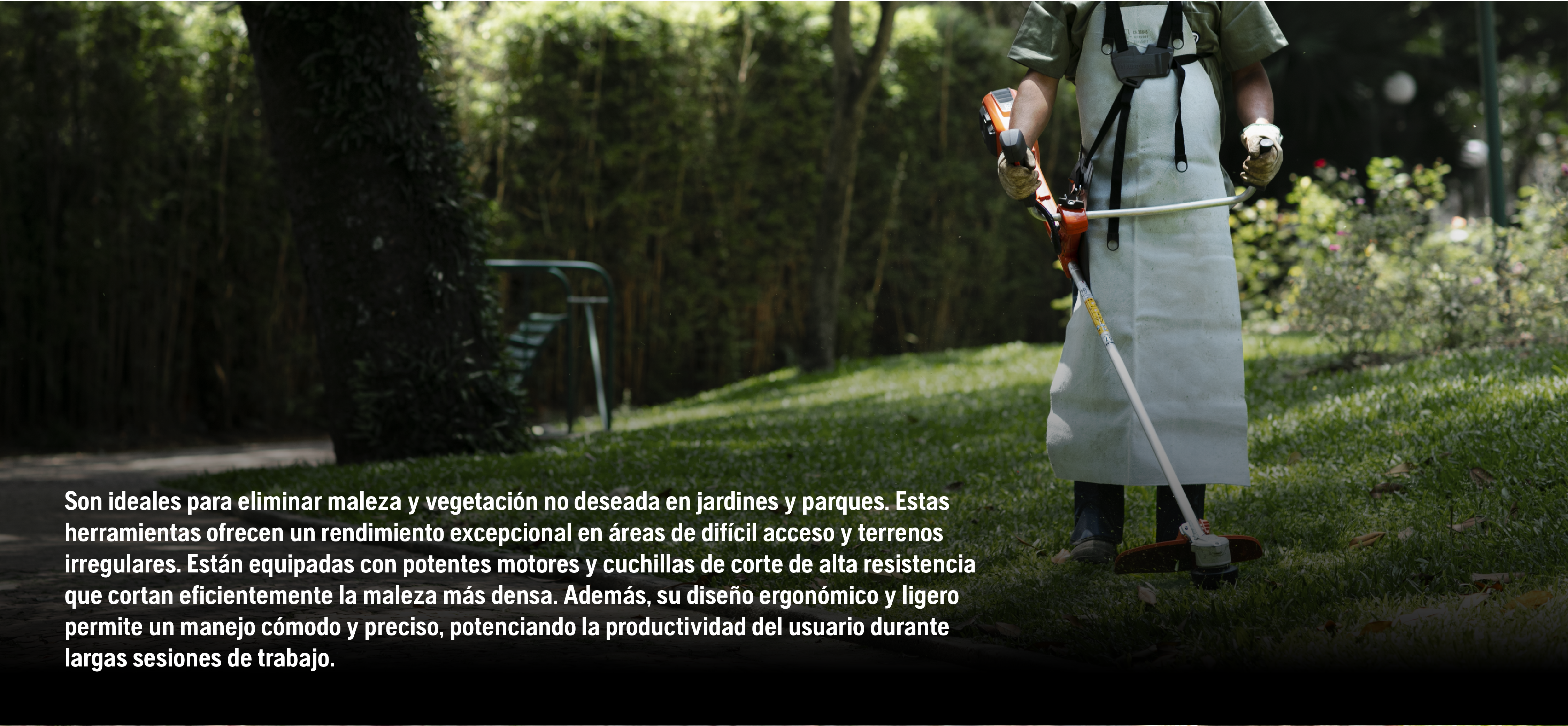 Cuidado jardines y parques Husqvarna