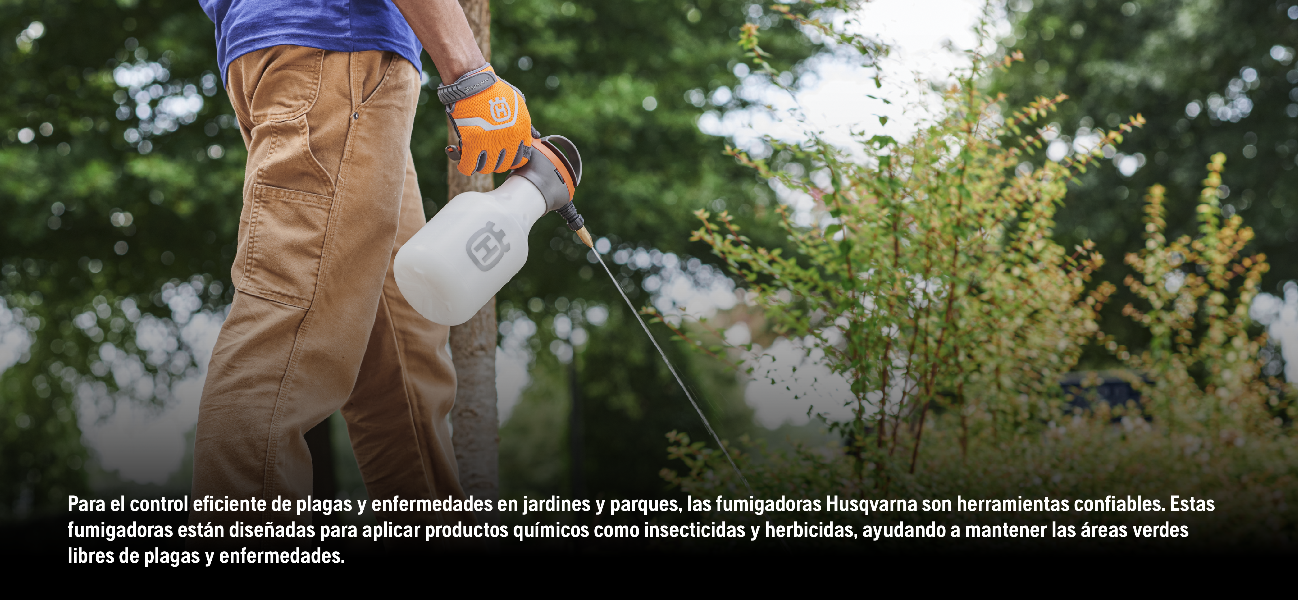 Cuidado jardines y parques Husqvarna
